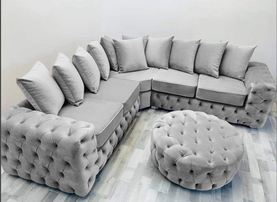 PLUSH VELVET SOFA