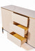 Bella Ribbed Furniture Range - White & Gold