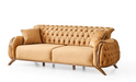 Sude Chesterfield 3+2 sofa Plush Velvet