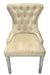 Chelsea Cream Velvet Ring knocker Dining chair