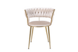 Camelia Cream Gold Dining Chair