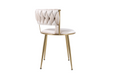 Camelia Cream Gold Dining Chair