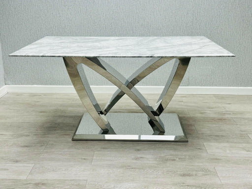 California Grey Marble Dining Table (2 Sizes)