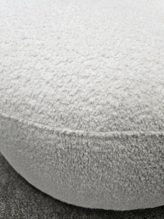 Alaina Cloud Sofa 3 Seater Range Grey Boucle Fabric