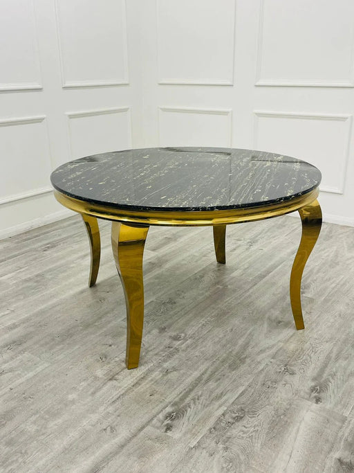 Louis Round Sintered Stone Top Dining Table