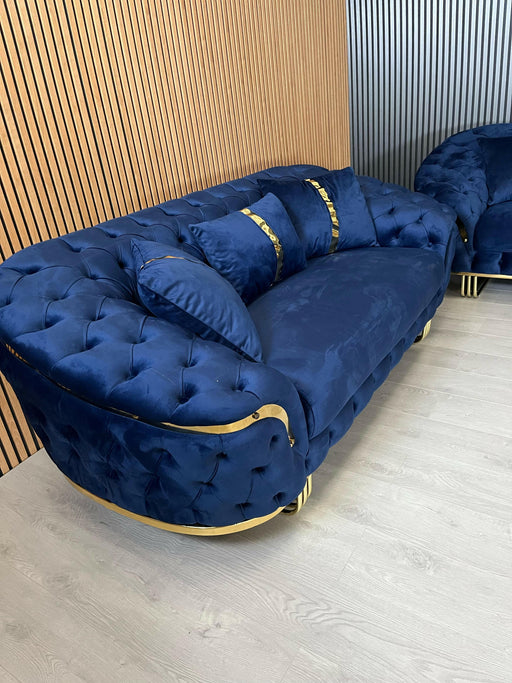 Bvlgari 2 Seater Sofa Plush Velvet