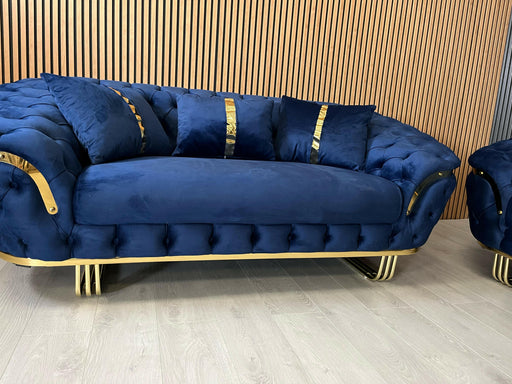 Bvlgari 2 Seater Sofa Plush Velvet