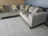 Genova Sofa Range 245cm x 245cm Corner Beige & Gold