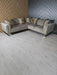 Genova Sofa Range 245cm x 245cm Corner Beige & Gold