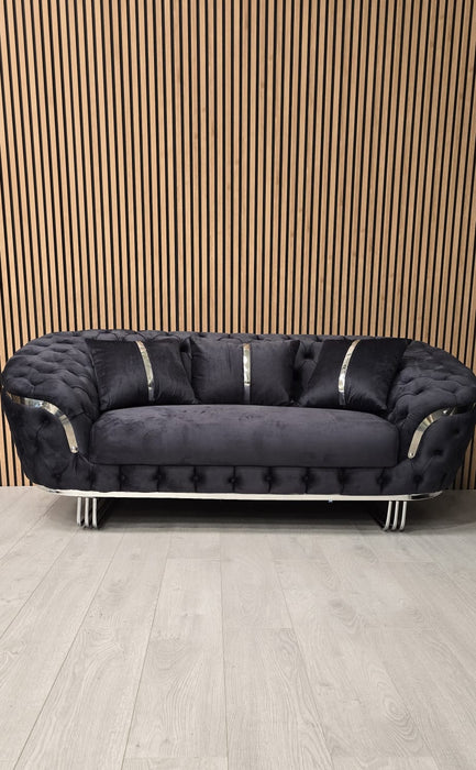 Bvlgari 2 Seater Sofa Plush Velvet