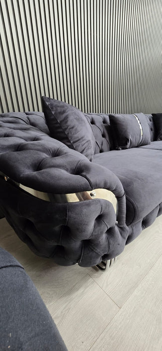 Bvlgari 2 Seater Sofa Plush Velvet