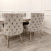 Louis Dining Table + Kensington Dining Chairs