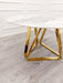 Nero Gold 1.3 Round Dining Table with Sintered Stone Top