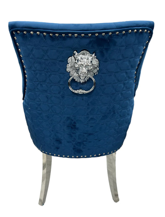 Roma Blue Dining Chair