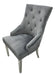 Roma Dark Grey no knocker Dining Chair