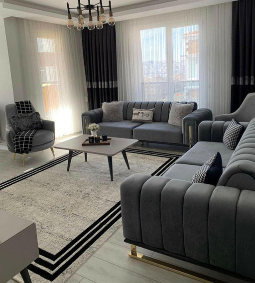Genova sofa 3+2 range plush velvet - choose combination