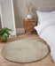 LUXE FAUX FUR RUG PLAIN NATURAL