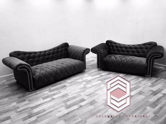 Elegance premium French velvet 3+2 sofa range
