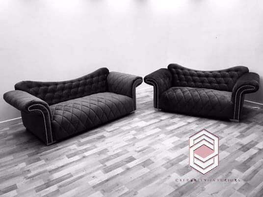 Elegance premium French velvet 3+2 sofa range