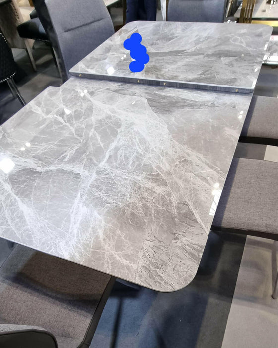 Zermatt Extendable Dining Table(160 – 200) (Grey Ceramic)