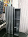 LOTUS WALL MOUNT CABINETS + SHELF GREY & CHROME