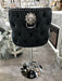 Valentino Luxury Lion Knocker Back Barstool