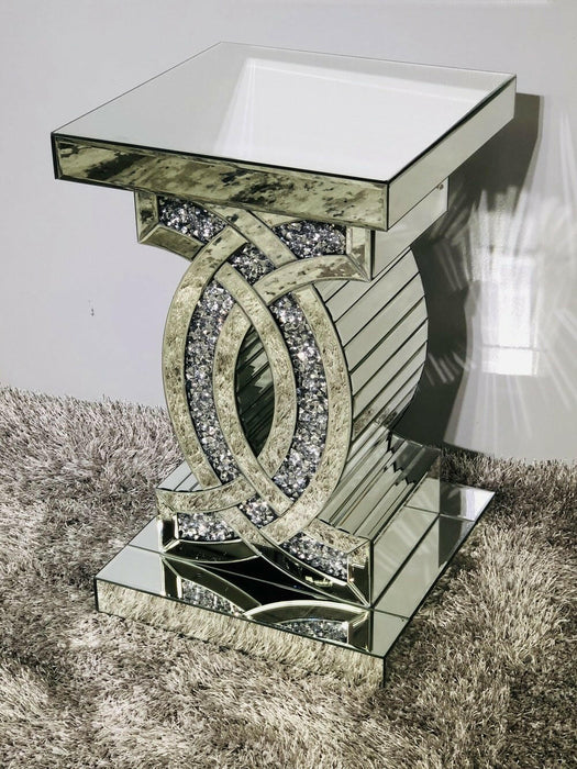 Crushed Diamond CC Side Table