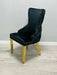 Victoria Gold Detailing Circle Knocker back Dining Chair