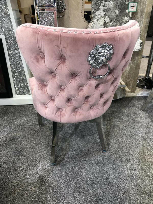 Valentino velvet dining chair