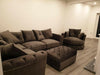 Luxury Essex range plush velvet corner sofa