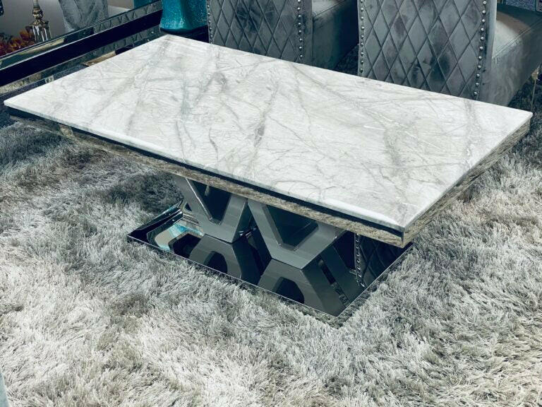 Marble grey coffee deals table