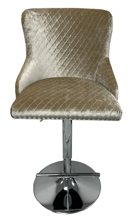 Lewis Brushed Velvet Bar stool