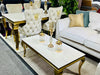 Sofia Dining Table with Victoria Circle Knocker Chairs