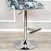 Valentino Silver Lustro Barstool - Lion Knocker