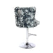 Valentino Silver Lustro Barstool - Lion Knocker