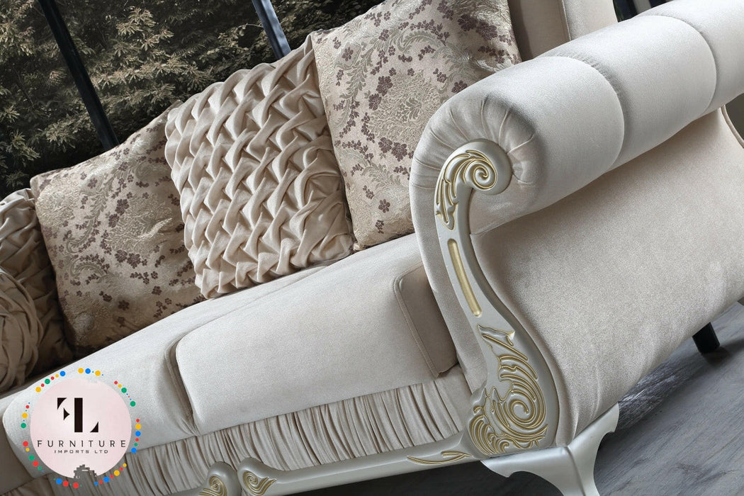 Ayana Italian Style Corner Suite - Choose Combination & Velvet